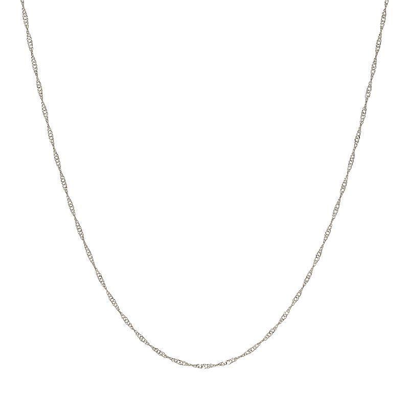 1928 Silver Tone Twisted Design Chain, Womens, Gray Product Image