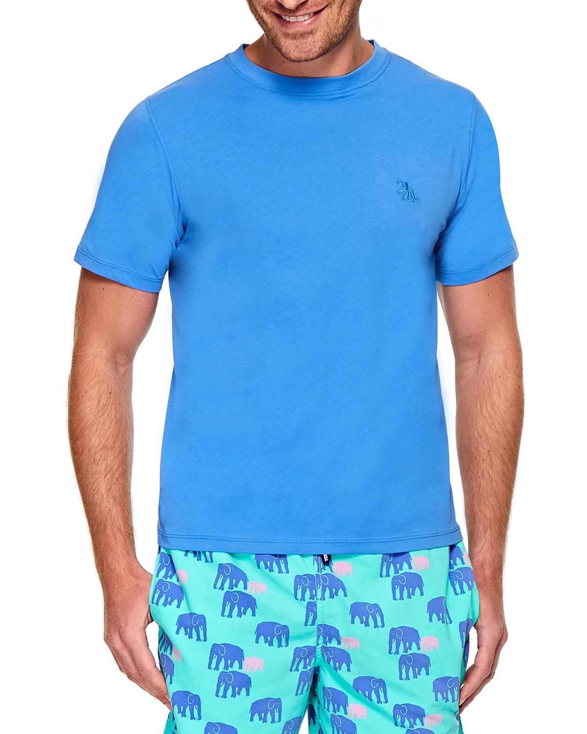 Mens Octopus Pima Cotton T-Shirt Product Image