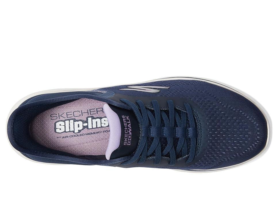 SKECHERS Performance Go Walk 7 Valin Hands Free Slip-Ins Lavender) Women's Shoes Product Image