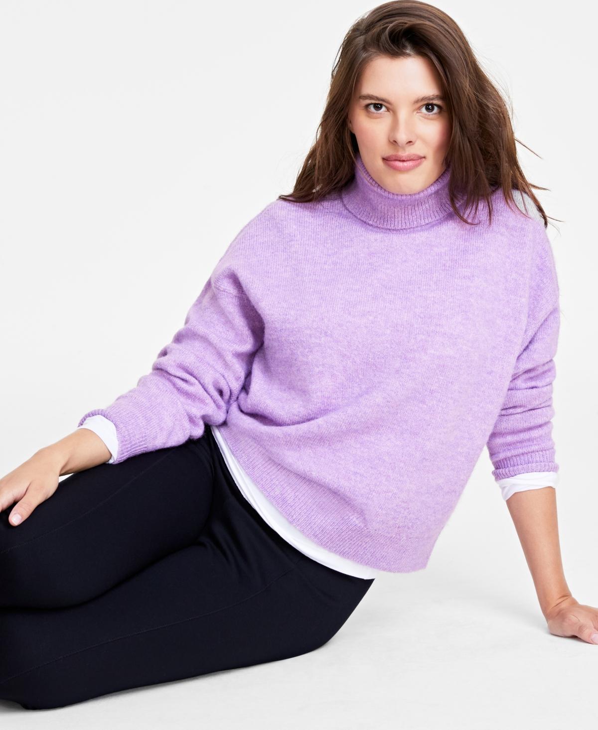 On 34th Womens Turtleneck Sweater, Created for Macys Product Image