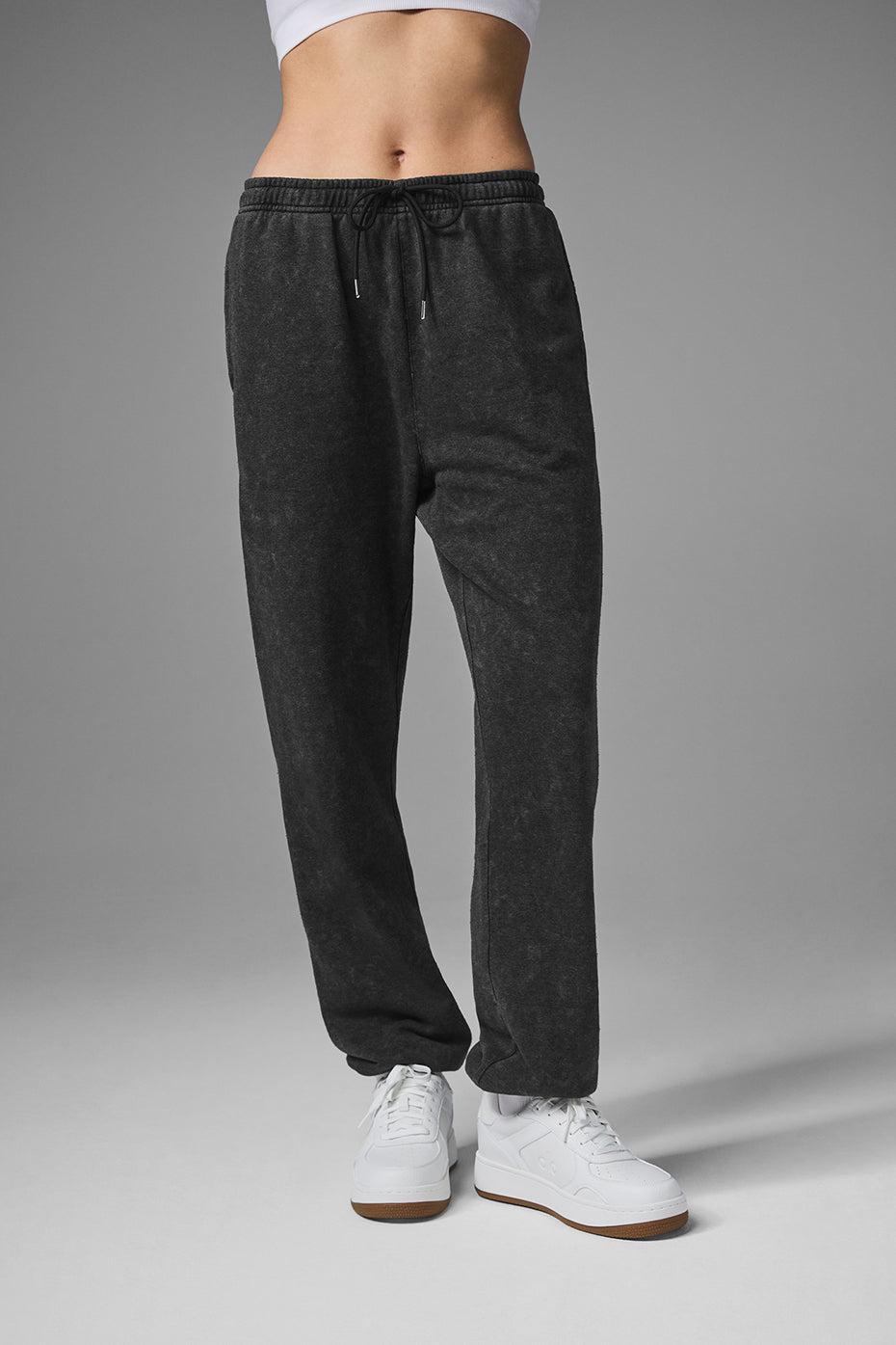 Chill Vintage Wash Sweatpant - Black Wash Female Product Image