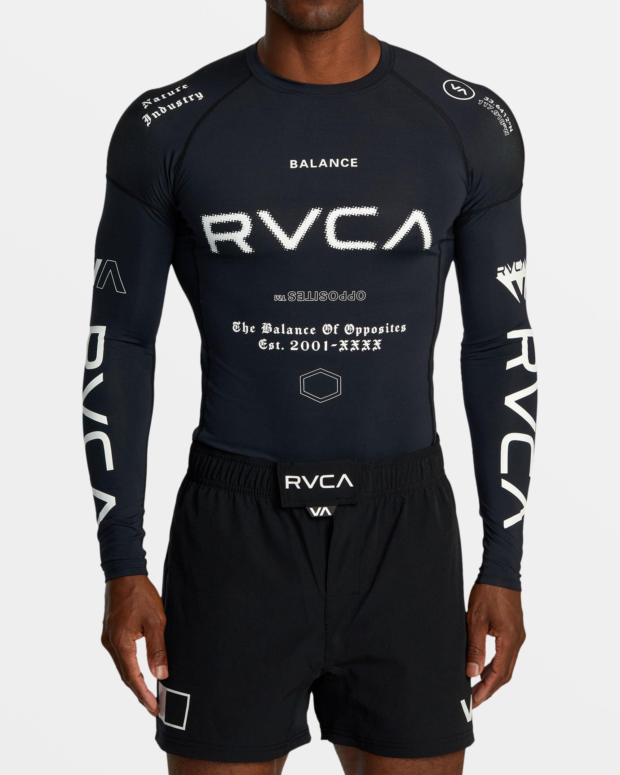 VA Sport Long Sleeve Rashguard - Black All Brand 2 Product Image