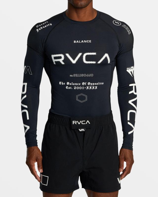 VA Sport Long Sleeve Rashguard - Black All Brand 2 Product Image