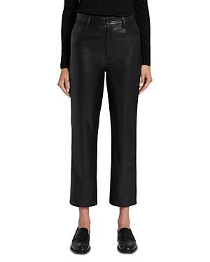 7 For All Mankind Logan Stovepipe Black) Women's Dress Pants Product Image