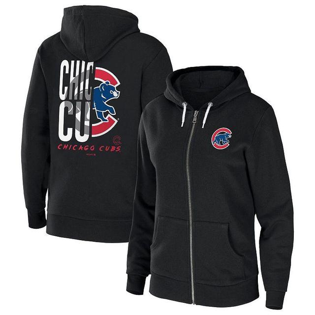 Womens WEAR by Erin Andrews Chicago Cubs Sponge Fleece Full-Zip Hoodie Product Image