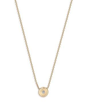 Womens Diamond & 14K Gold Pendant Necklace Product Image