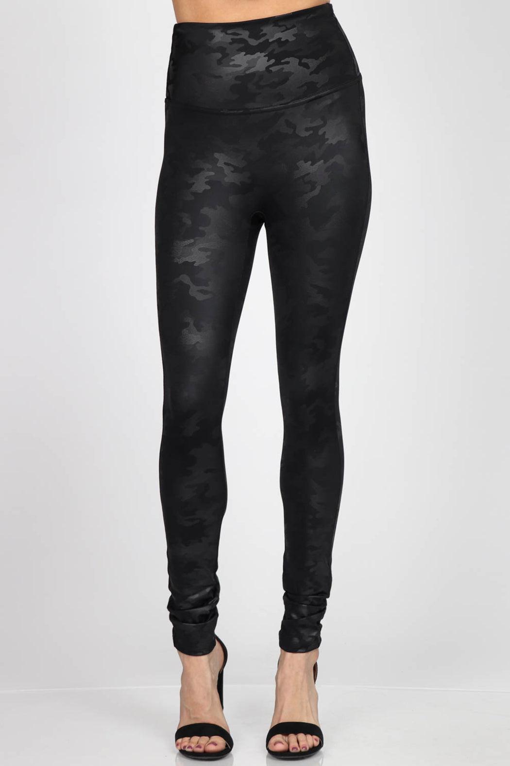 Camo print leatherette legging Female Product Image