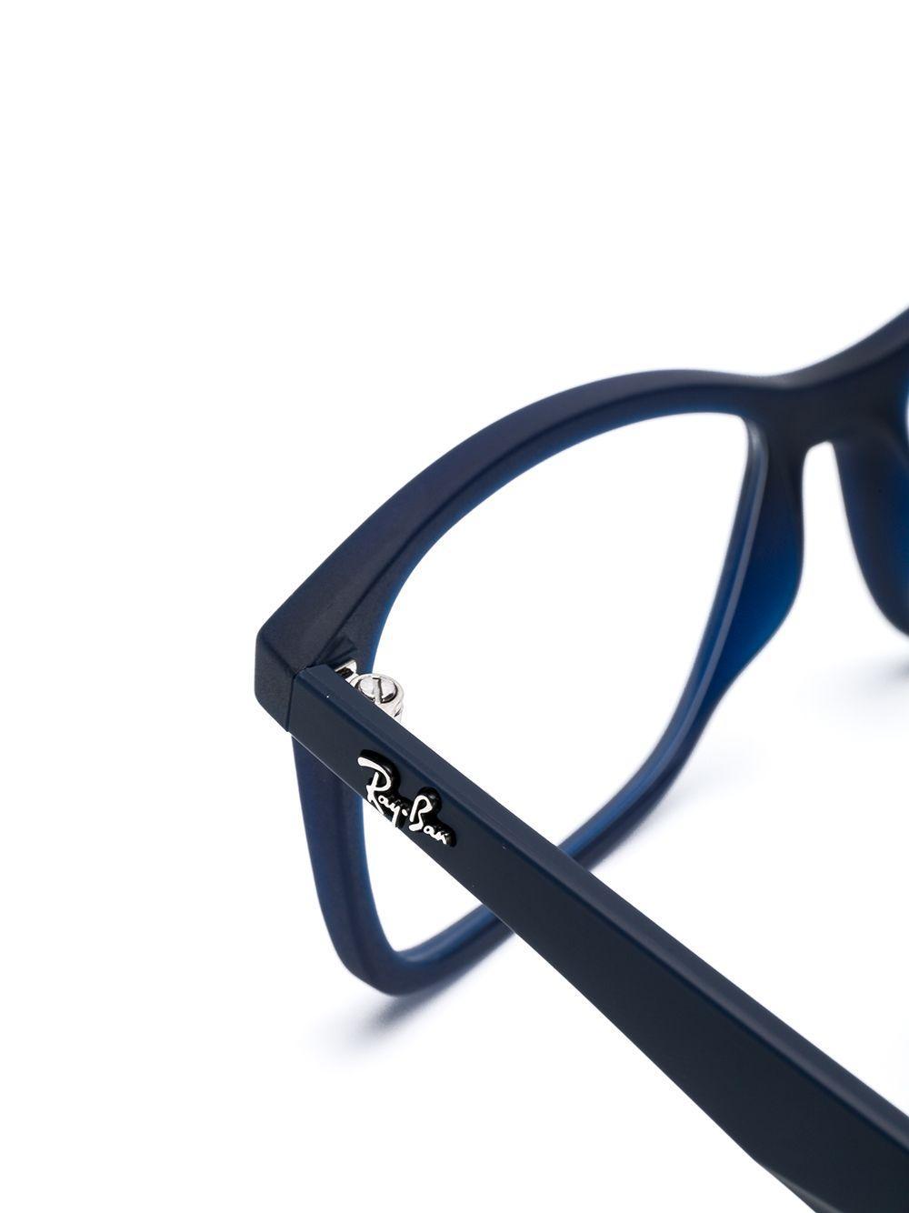 RAY BAN Square Glasses In Blue Product Image