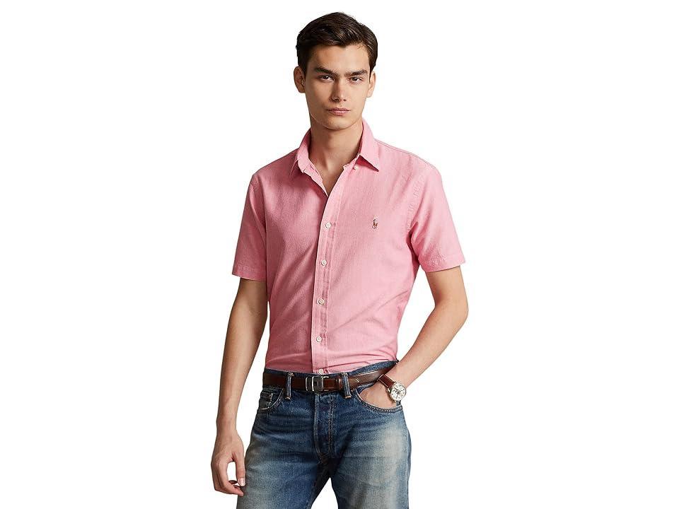 Polo Ralph Lauren Classic Fit Oxford Shirt (Sunrise ) Men's Clothing Product Image