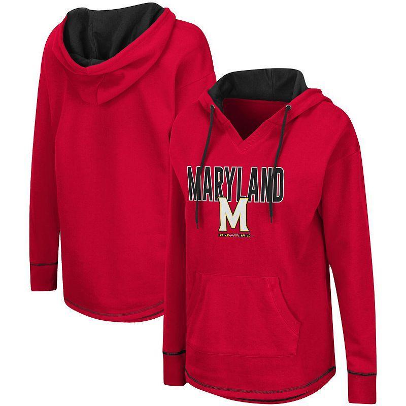 Womens Colosseum Maryland Terrapins Tunic Pullover Hoodie Product Image