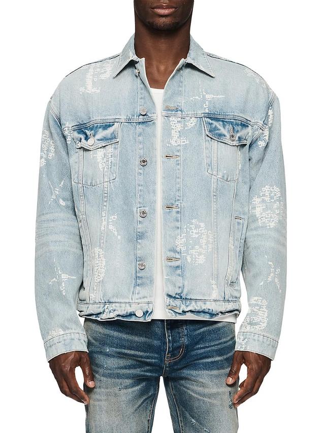 Mens Type Mono Oversized Denim Jacket Product Image