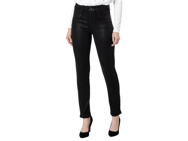 Paige Gemma with Gita Pocket Fog Luxe Coating (Black Fog Luxe Coating) Women's Jeans Product Image