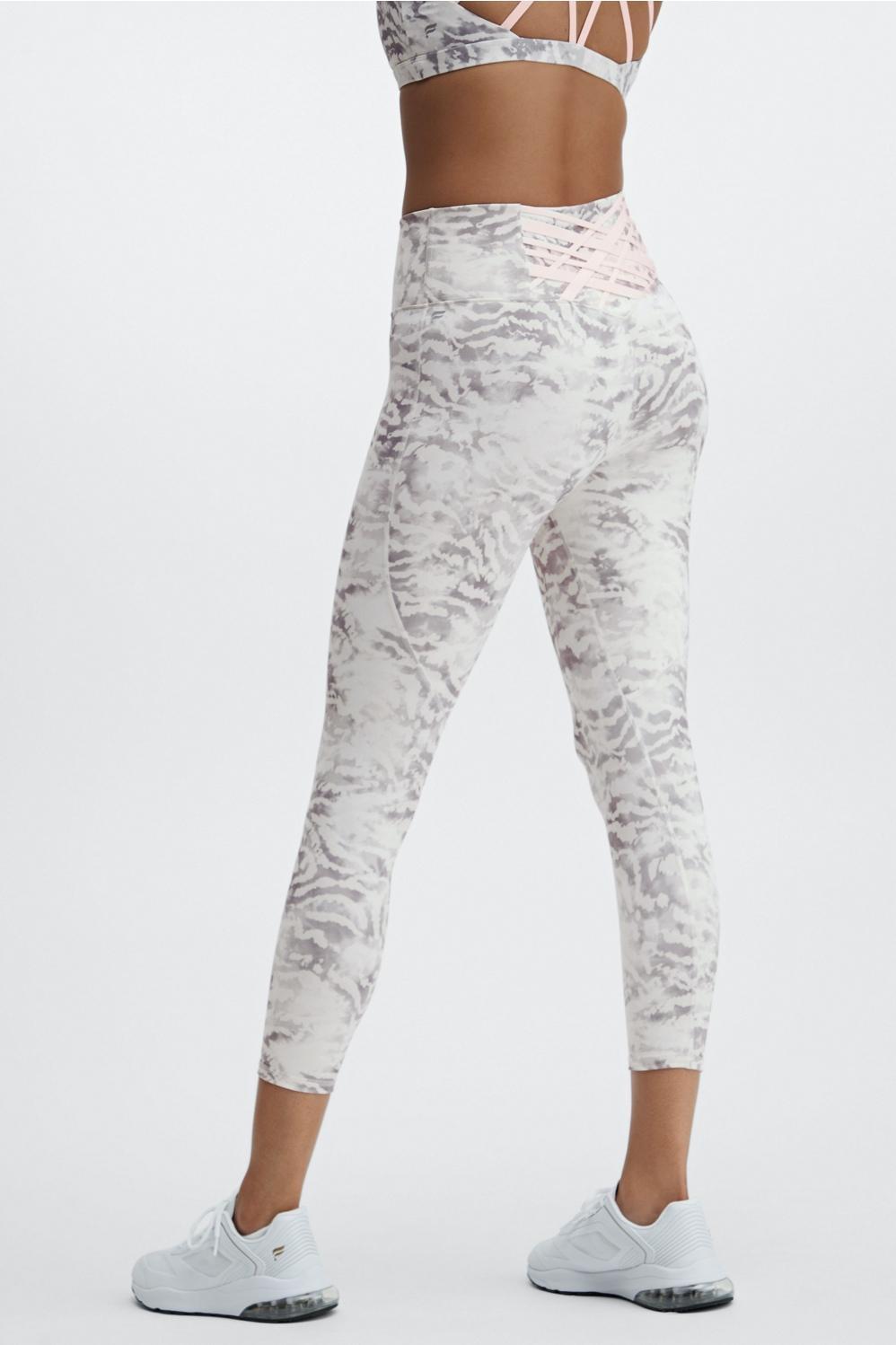 Fabletics Boost 7/8 Legging Womens Runyon/Pink Cloud Size XXS Product Image