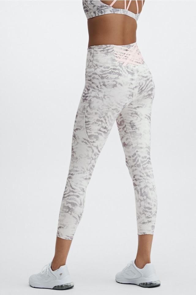 Fabletics Boost 7/8 Legging Womens Runyon/Pink Cloud Size XXS Product Image