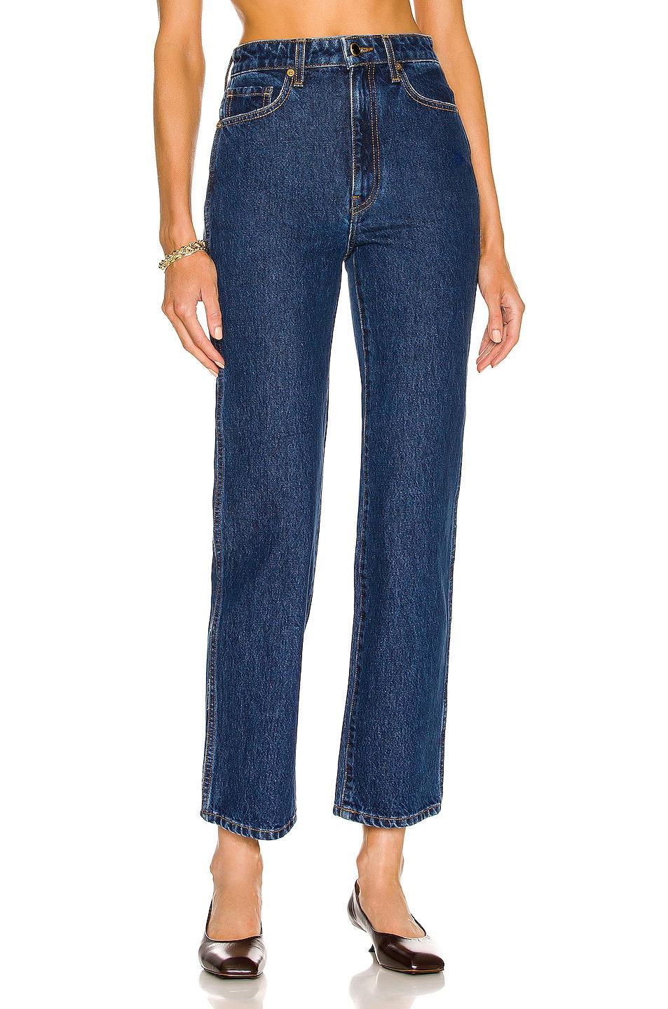 Womens Abigale Mid-Rise Slim-Fit Jeans product image