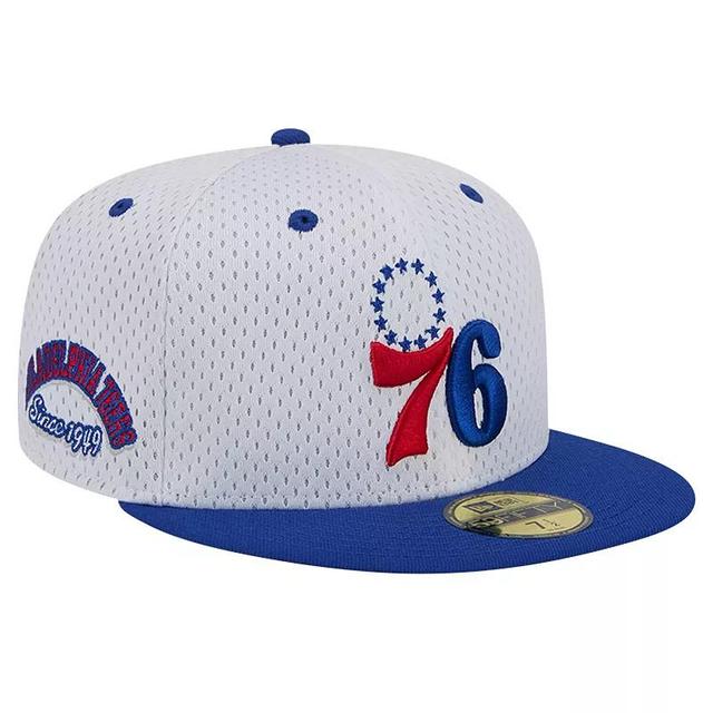 Mens New Era /Royal Philadelphia 76ers Throwback 2Tone 59FIFTY Fitted Hat Product Image