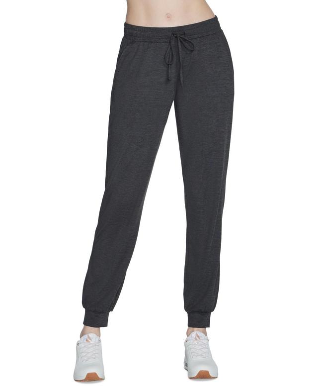 Skechers Womens Go Walk Wear Go Dri Swift Jogger Pants - Bold Black Product Image