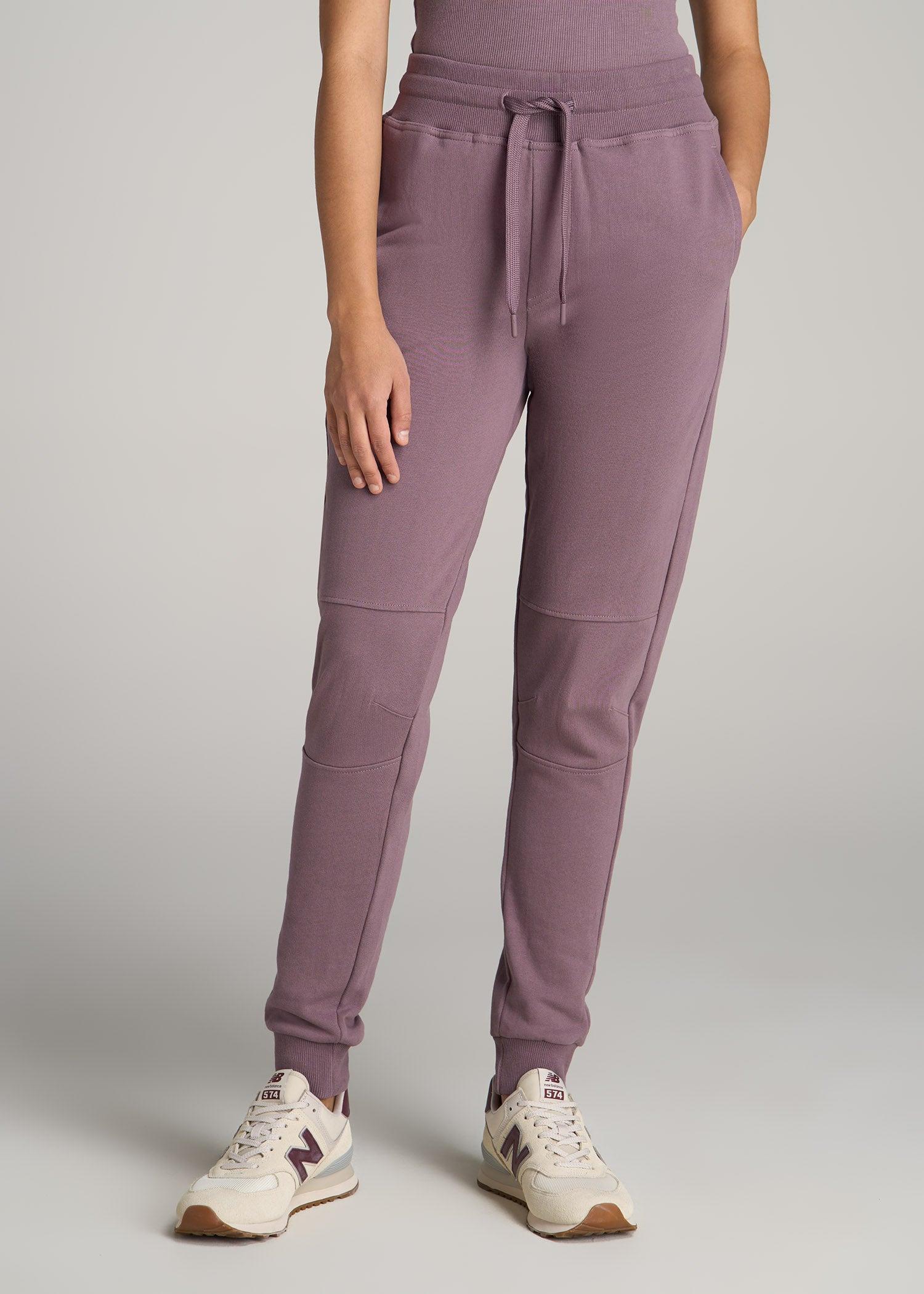 Wearever French Terry Tall Women's Joggers in Smoked Mauve Product Image