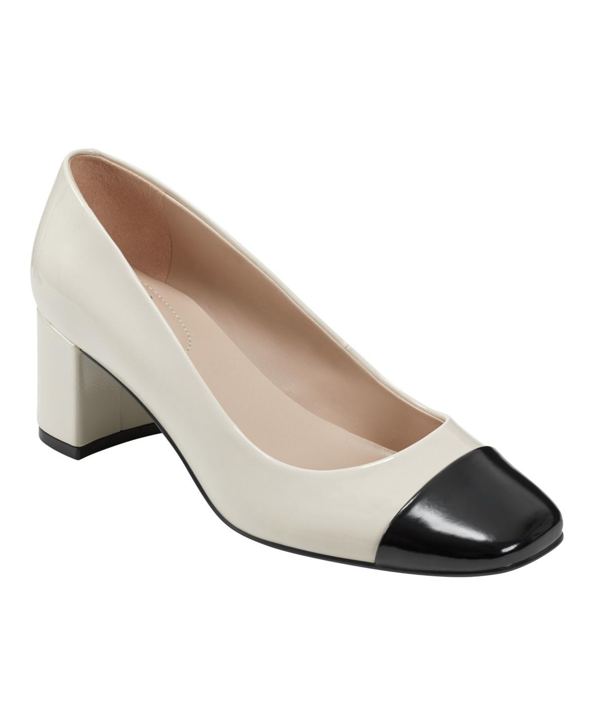 Bandolino Candy (Cream Patent/Black) High Heels Product Image