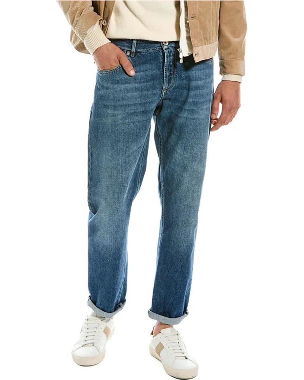 Traditional Fit Jean In Blue Product Image