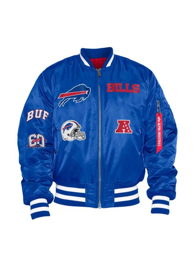 BUFFALO BILLS X ALPHA X NEW ERA MA-1 BOMBER JACKET Product Image