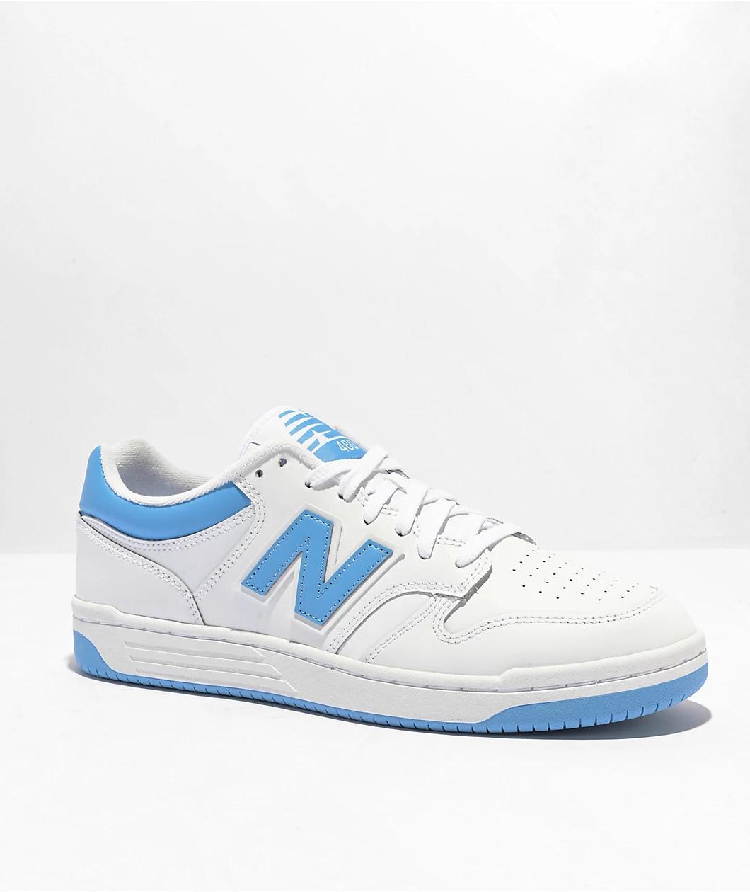 New Balance Lifestyle 480 White & Blue Shoes Product Image