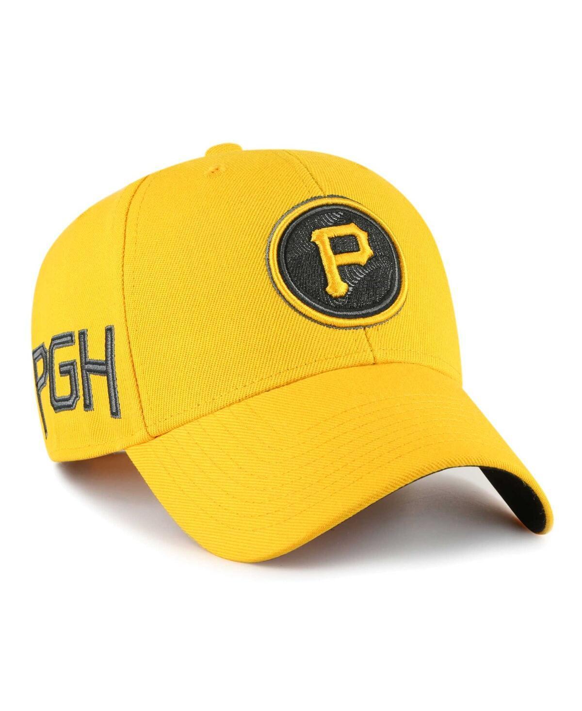 Mens 47 Brand Gold Pittsburgh Pirates 2023 City Connect Mvp Adjustable Hat Product Image