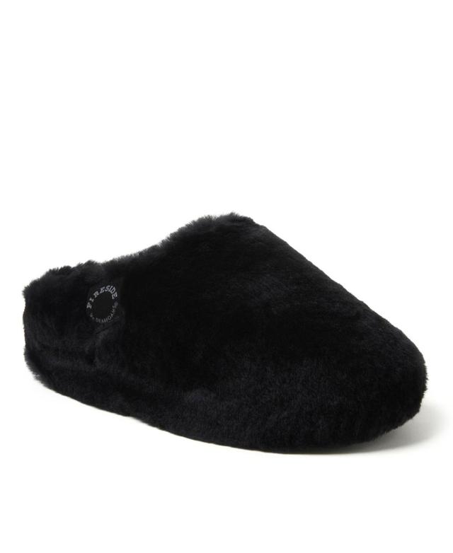 Dearfoams Fireside by Womens Maryboro Genuine Shearling Platform Fuzzy Clog Slipper Product Image