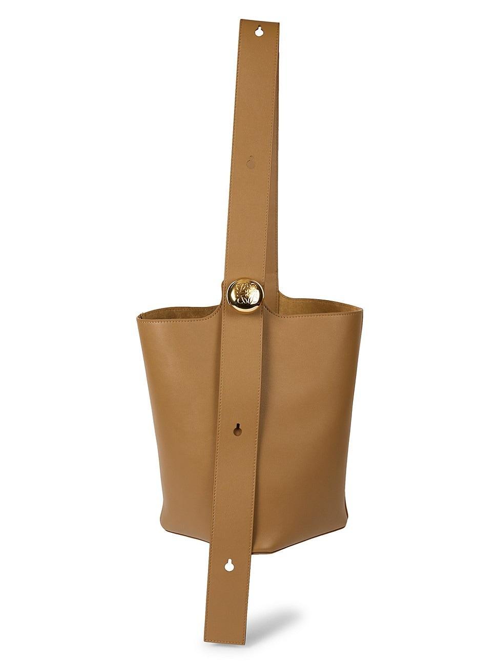 Anagram Pebble Leather Bucket Bag Product Image