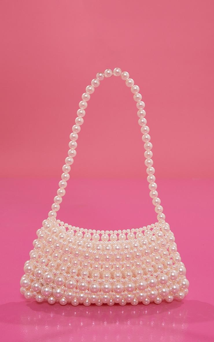 White Pearl Shoulder Bag Product Image