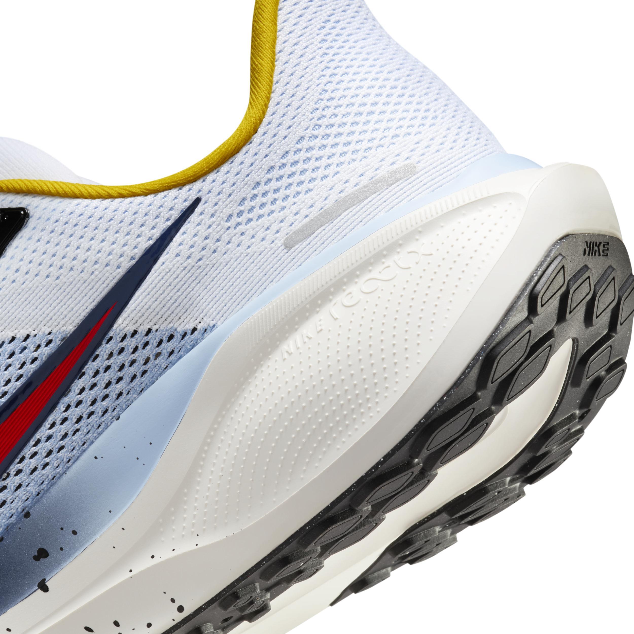 Nike Mens Nike Air Zoom Pegasus 41 T&F - Mens Running Shoes White/Speed Red/Psychc Blue Product Image