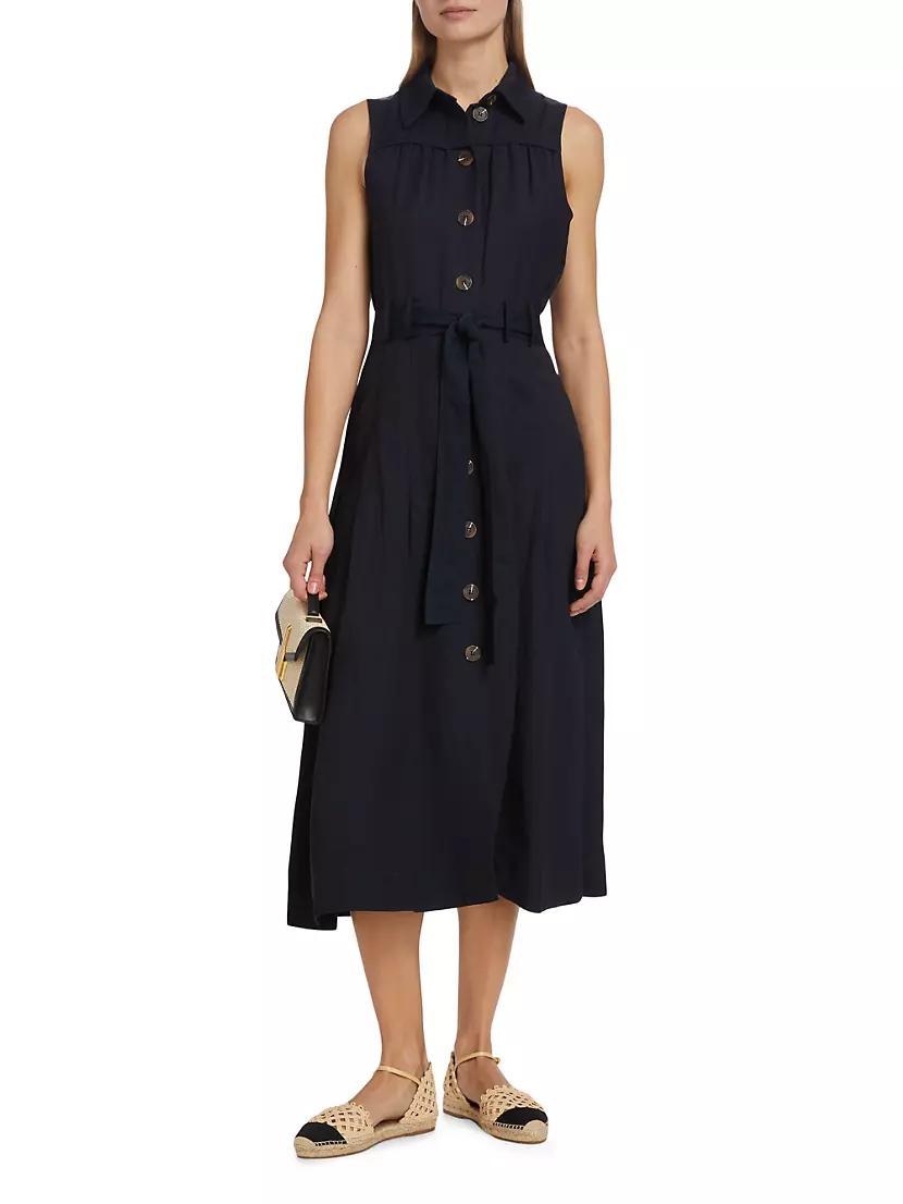 Heidi Belted Midi Shirtdress Product Image