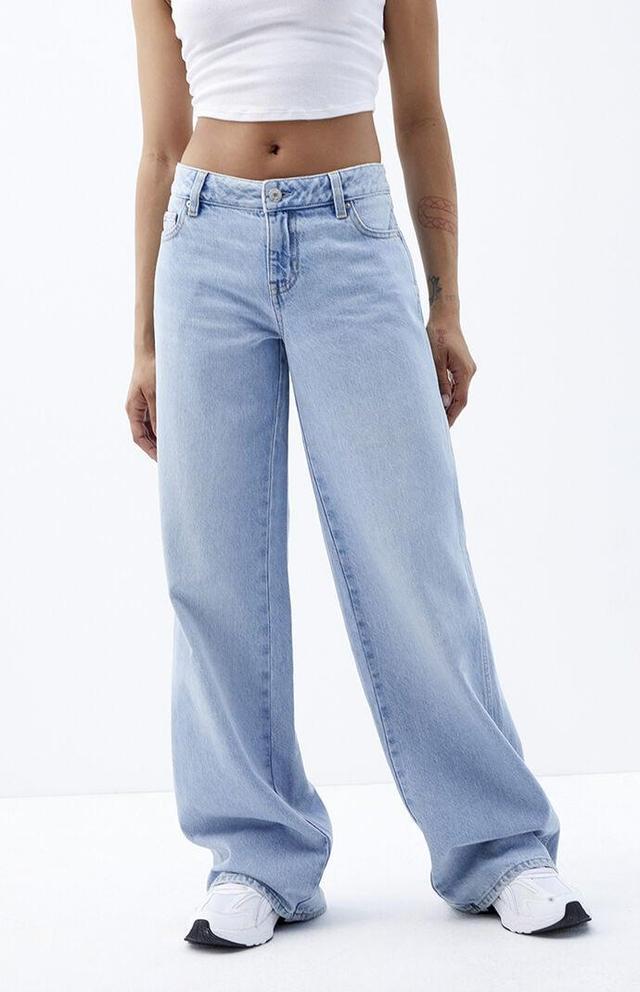 Women's Casey Indigo Low Rise Baggy Jeans Product Image