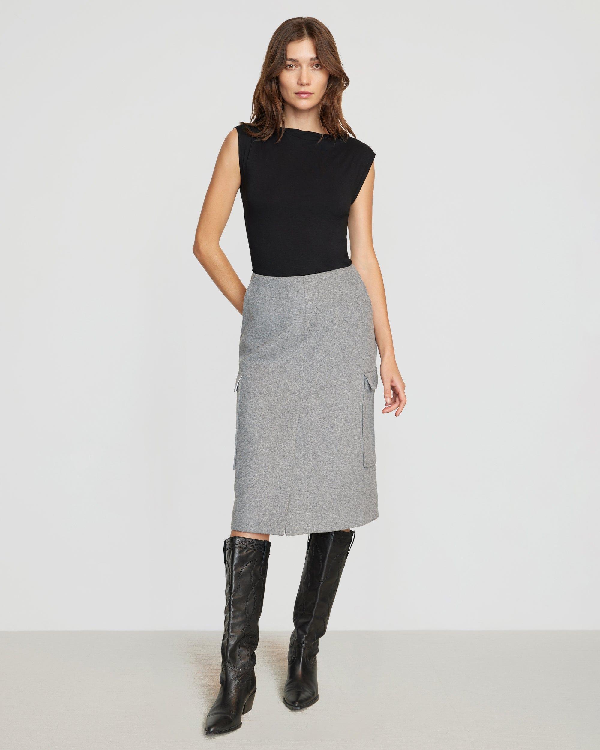 Eileen Wool-Blend Skirt Product Image