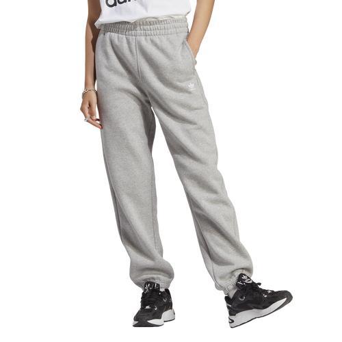 adidas Originals Womens adidas Originals Essential Fleece Joggers - Womens Medium Grey Heather/Grey Product Image