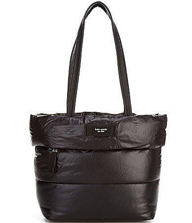 Kate Spade New York Puffed Puffy Fabric Small Tote Handbags Product Image