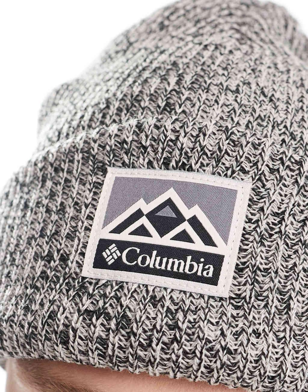 Columbia Whirlibird cuffed beanie in brown Product Image