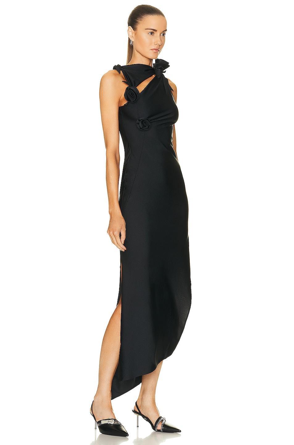 Coperni Cut Out Sleeveless Gown Black. (also in ). Product Image