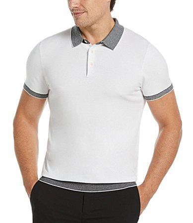 Perry Ellis Tech Short Sleeve Polo Shirt Product Image