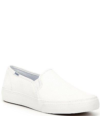 Keds Double Decker Leather Slip On Sneakers Product Image