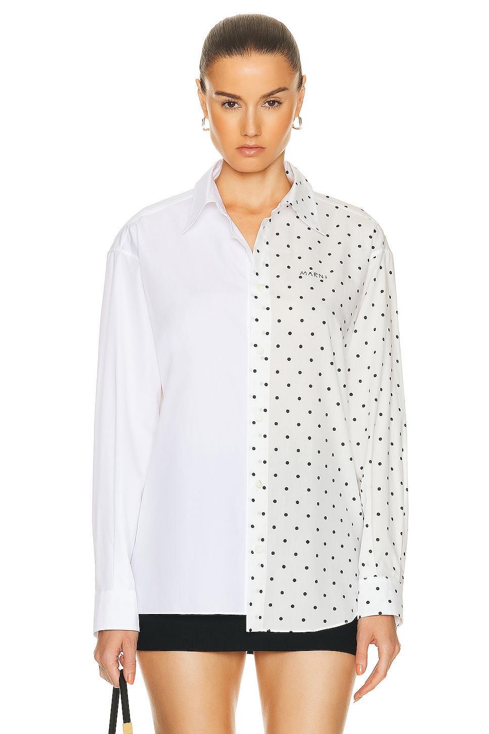 Marni Long Sleeve Top White. (also in ). product image