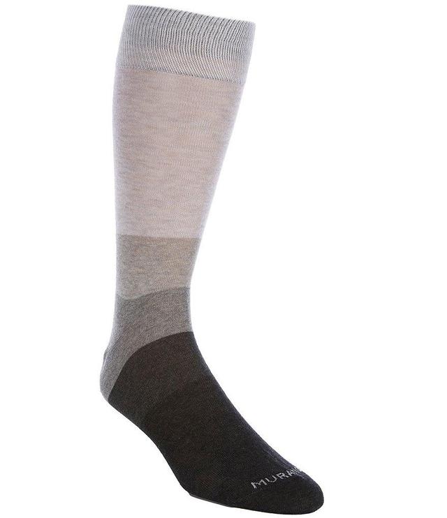 Murano Gradient Color Block Crew Dress Socks Product Image