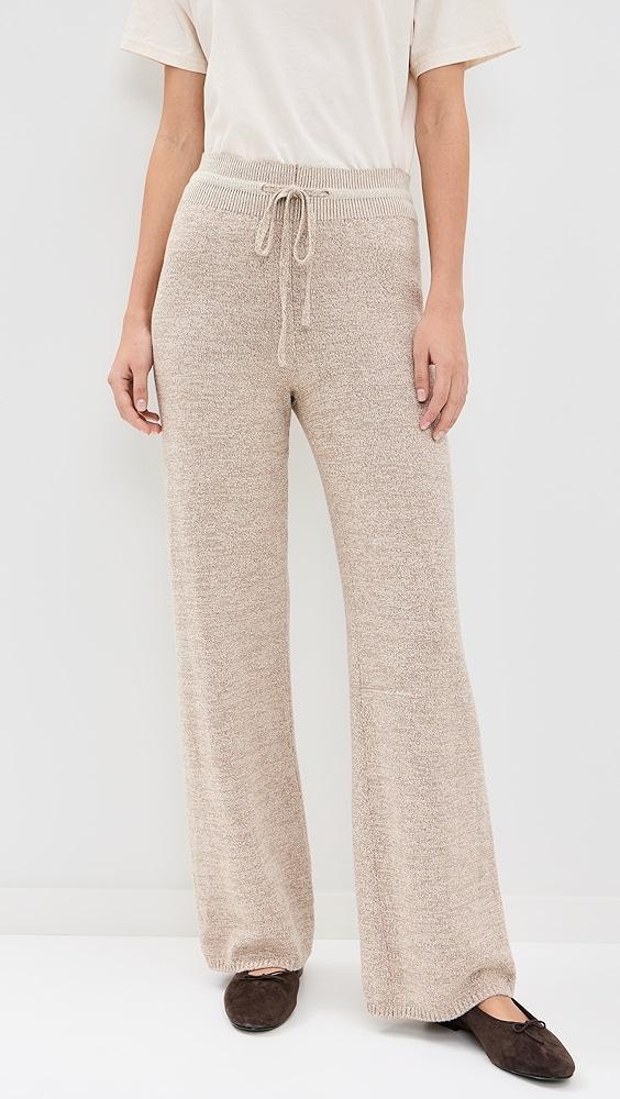 MONROW Cotton Cashmere Relaxed Pants | Shopbop product image