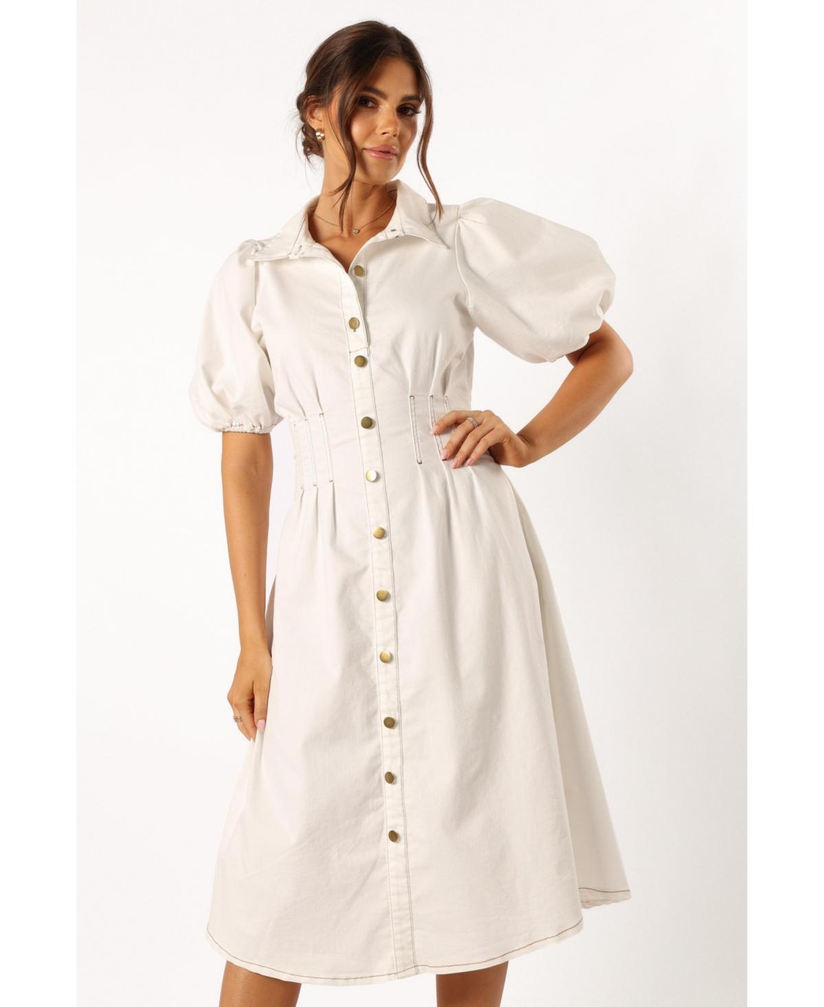 Petal and Pup Womens Sollie Puff Sleeve Midi Dress Product Image