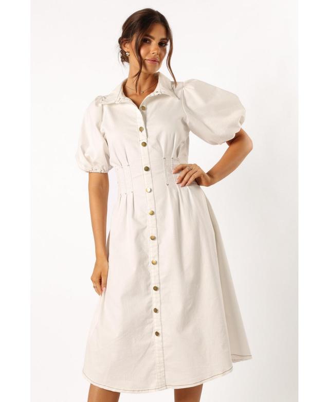 Petal and Pup Womens Sollie Puff Sleeve Midi Dress Product Image