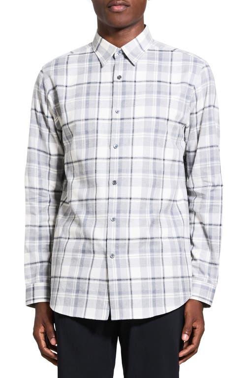 Theory Irving Medium Plaid Shirt Product Image