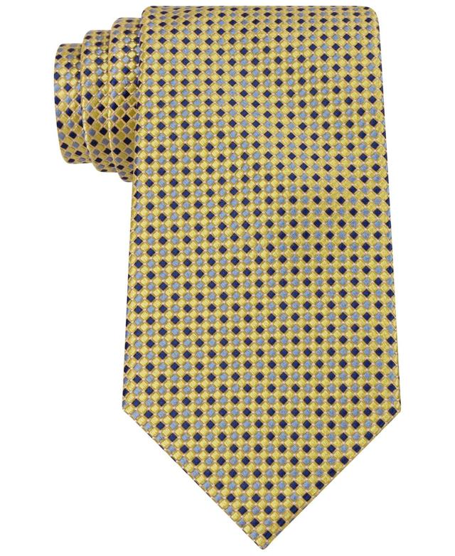 Tommy Hilfiger Mens Micro-Pattern Neat Silk Tie Product Image