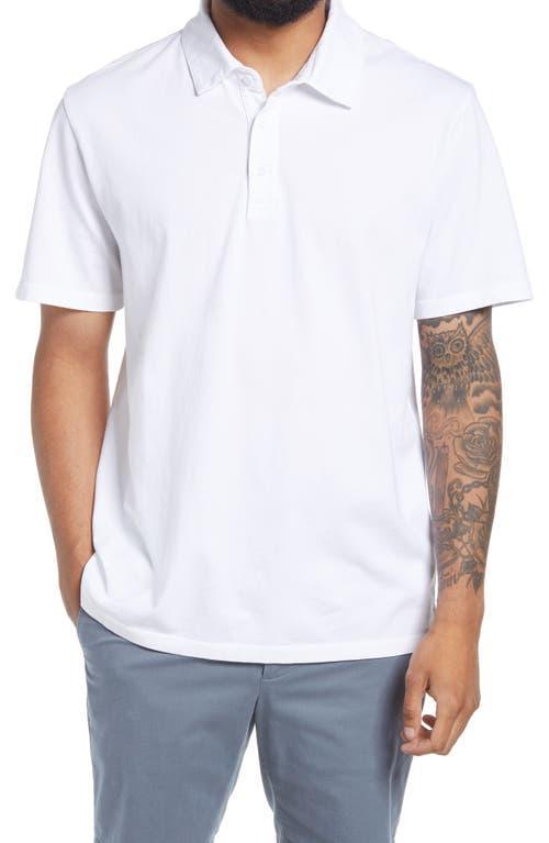 Vince Regular Fit Garment Dyed Cotton Polo Product Image