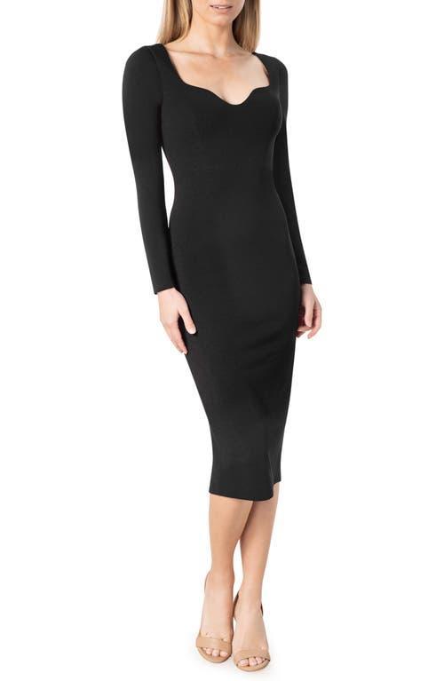 Womens Sonia Fitted Midi-Dress Product Image