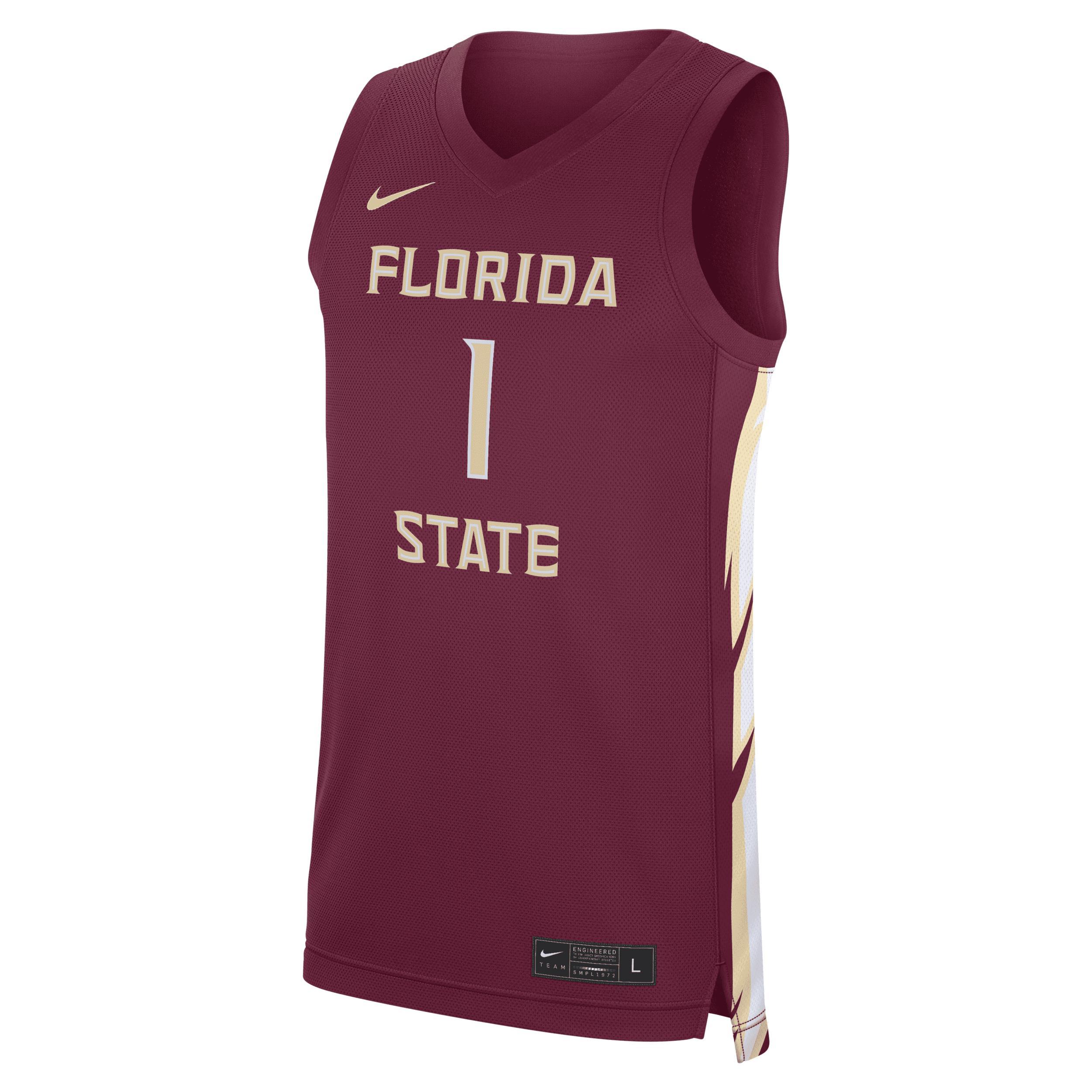 Florida State 2023/24 Road Nike Mens Dri-FIT College Basketball Replica Jersey Product Image